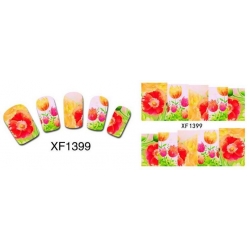 Ваденки за Нокти с Цветя XF1399-CH10-STZ093